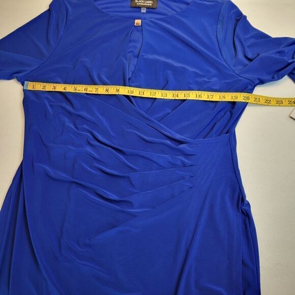 Black Label by Evan-Picone Short Sleeve Sheath Dress Women's Plus Size 18 NWT - Picture 12 of 16